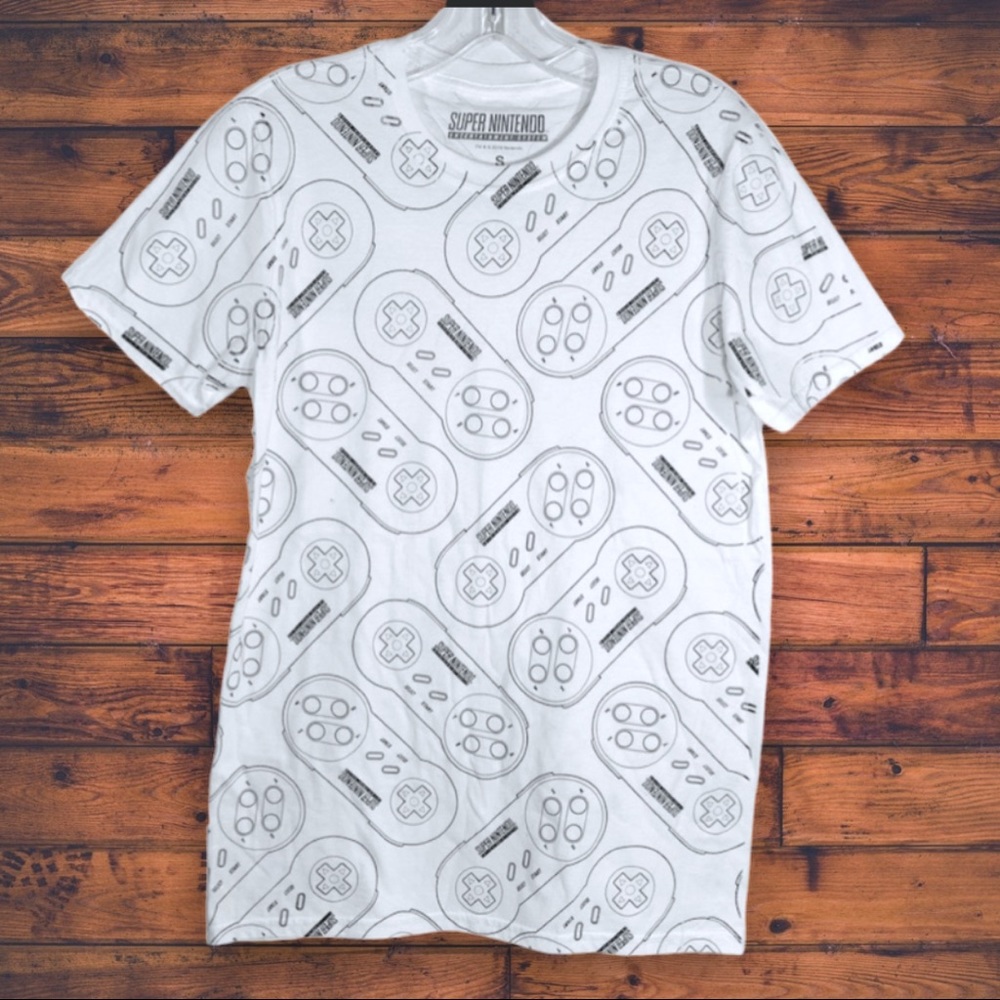 New Nintendo Snes Controller Men’s Shirt Small
